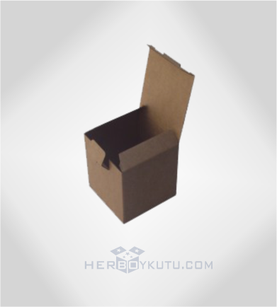 10,5x10,5x10,5 cm Ölçü Hazır Kraft Kutu İmalatı Toptan Kutu Üretimi