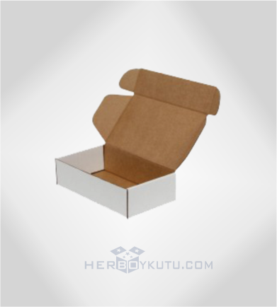 18x10x4,5 cm Ölçü Hazır Beyaz Kutu İmalatı Toptan Kutu Üretimi