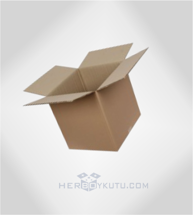 35x35x35 cm Ölçü Çift Oluklu Karton Koli Üretimi