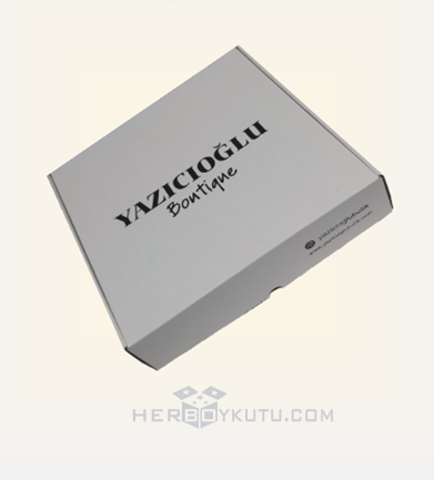 Tek Renk Beyaz Kilitli Kutu Çeşidi